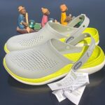 صندل کراکس مدل لایت راید 360 رنگ طوسی زرد