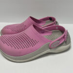 صندل کراکس مدل لایت راید 360 رنگ صورتی طوسی